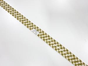 アンティーク　未使用品　正絹　帯留用手組み三分紐